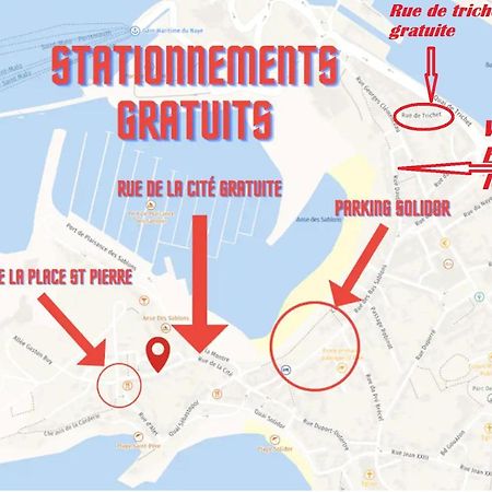 Appartement Saint Malo Vue Sur Mer Et Sur Intra Muros, Ferry, Plage Et Commerces A 50 M Exteriér fotografie