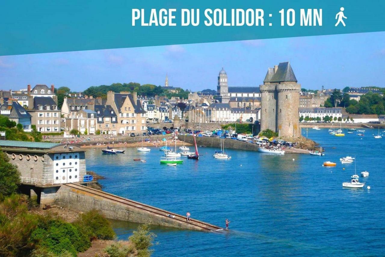 Appartement Saint Malo Vue Sur Mer Et Sur Intra Muros, Ferry, Plage Et Commerces A 50 M Exteriér fotografie