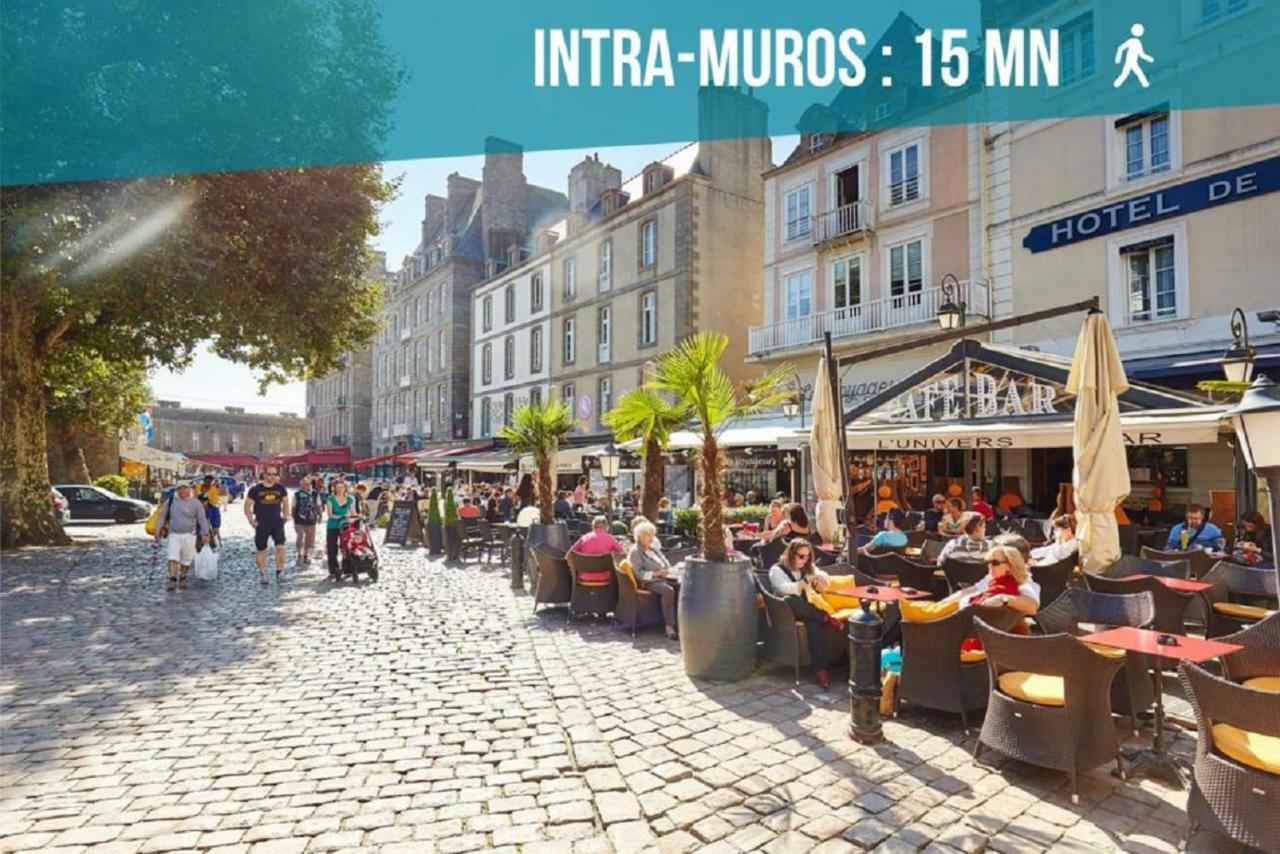 Appartement Saint Malo Vue Sur Mer Et Sur Intra Muros, Ferry, Plage Et Commerces A 50 M Exteriér fotografie