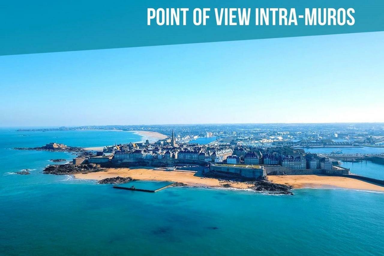 Appartement Saint Malo Vue Sur Mer Et Sur Intra Muros, Ferry, Plage Et Commerces A 50 M Exteriér fotografie